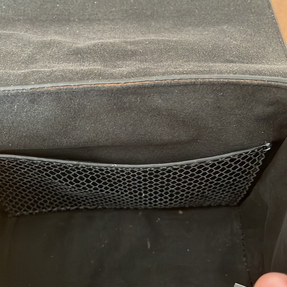 Floral Embellished Black and Brown Handbag - Picture 6 of 6